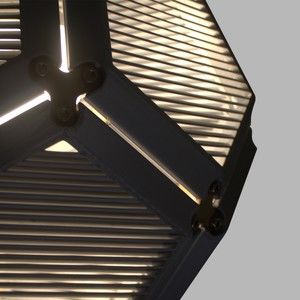 3DPPA Slatted Dodecahedron Assy Lamp Shade | Home Decor | Gift Idea | Geometric